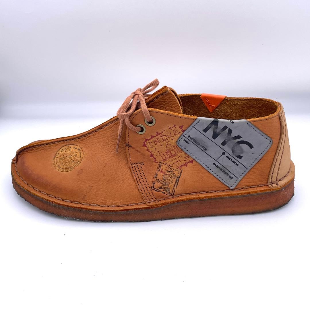 Clarks クラークス【25.5】デザートトレック レザー/パッチワーク/希少
