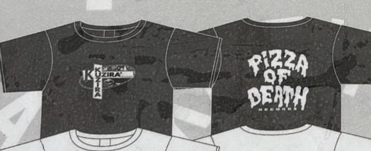 【新品未開封】KUZIRA デスTシャツ ブラック XL ピザT 黒