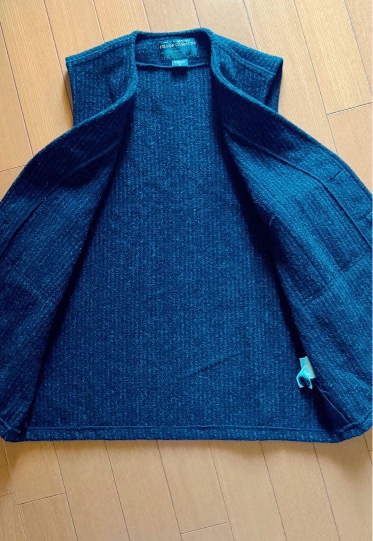 フィルソン　ストライプ　マッキーノウールベスト Sサイズ