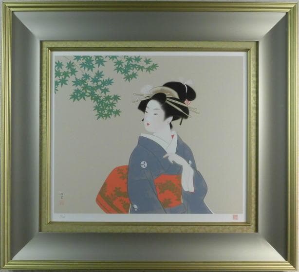 上村松園　 　　若葉