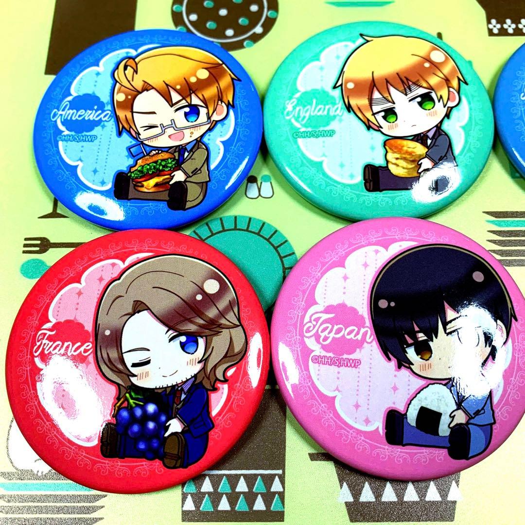 ヘタリアWorld★Stars缶バッジセット