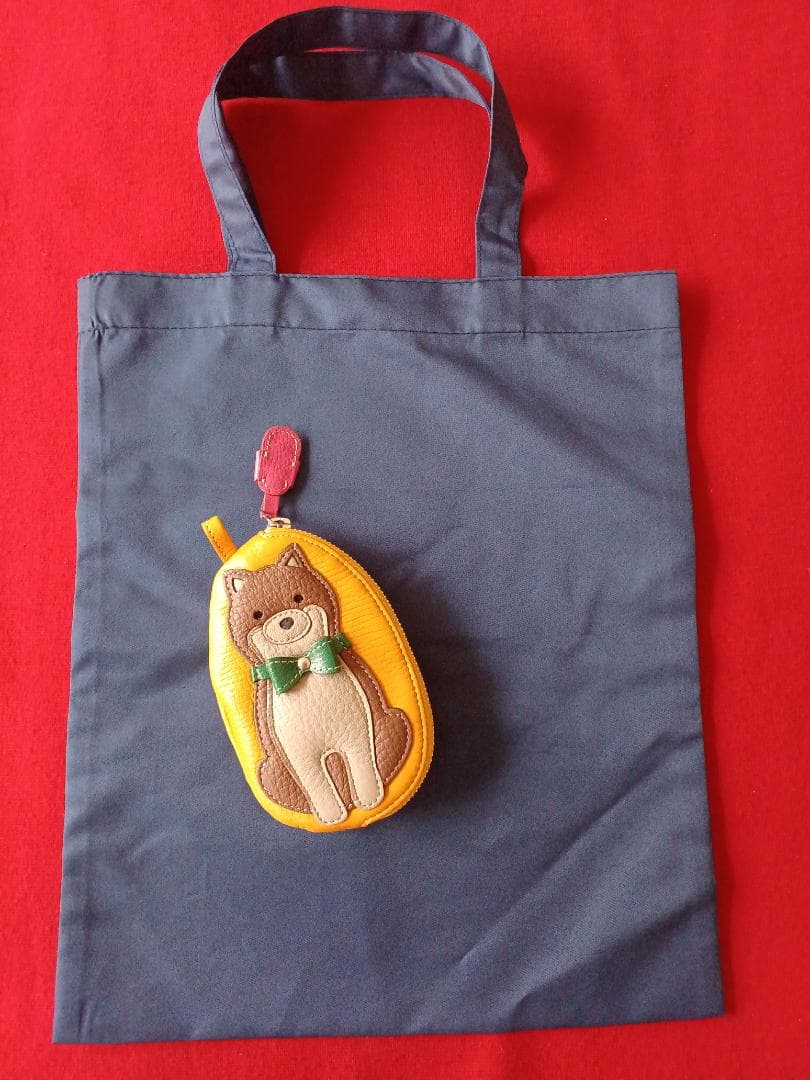 IBIZA　犬　レザー　小銭入れ　ケース　キーケース　ポーチ　未使用品