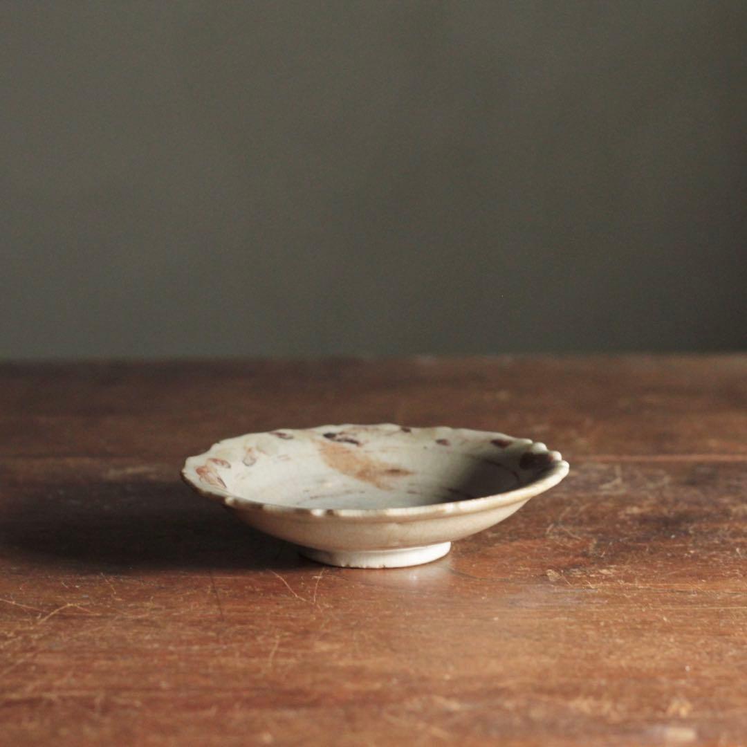 専用 鉄絵 輪花 平盃 小皿 スコタイ 16〜17世紀頃 古美術 古道具