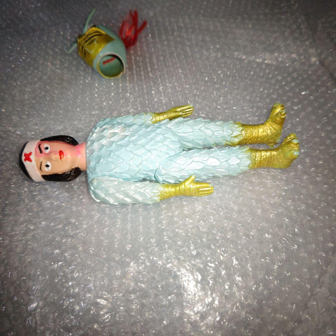 変身忍者嵐　パチ　ソフビ　面取れ　26cm　現状品