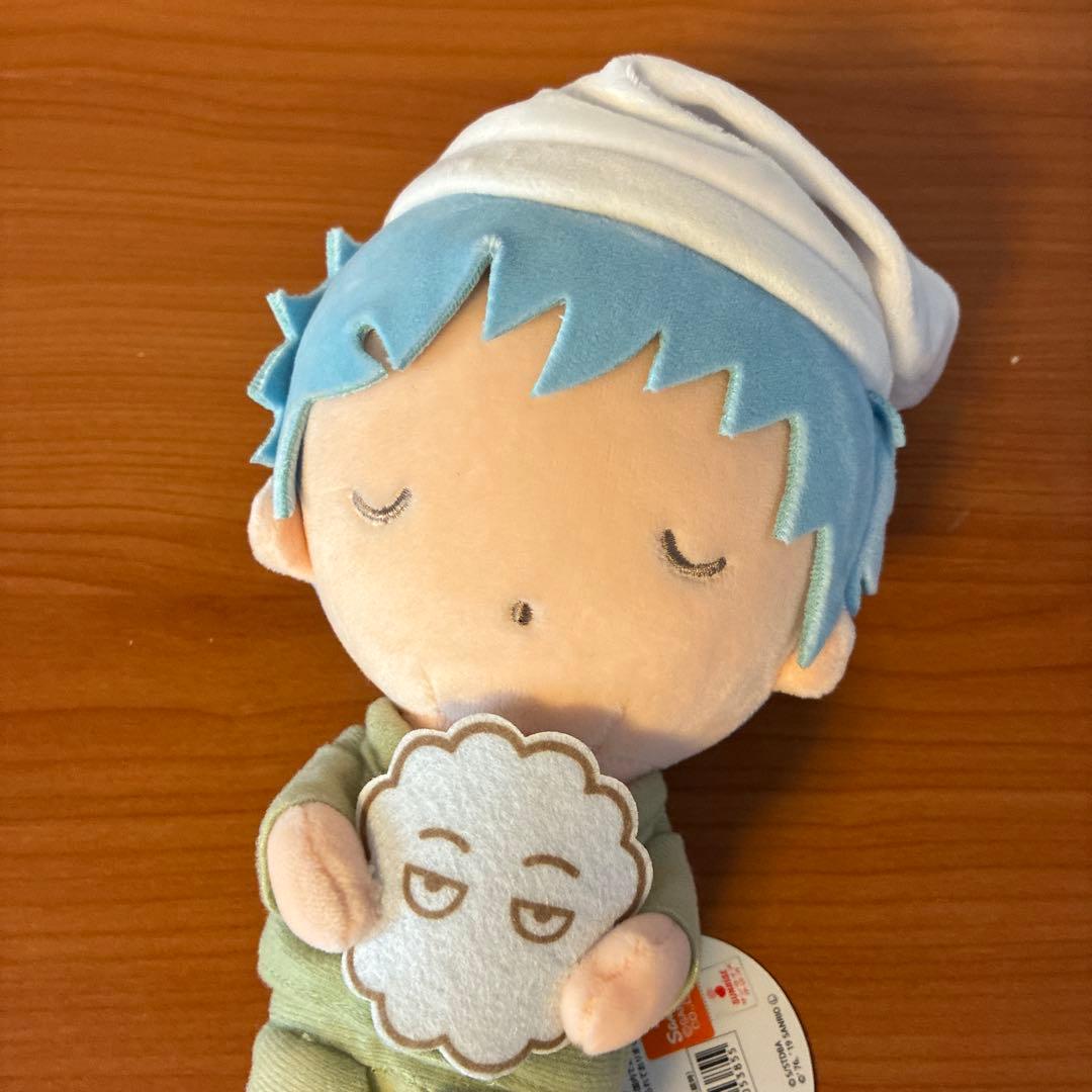 銀魂×サンリオ　坂田銀時　むにゅぐるみ　おやすみ柄