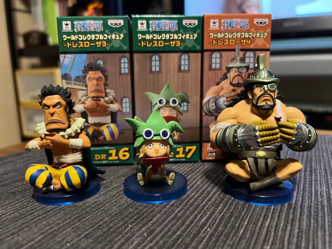 ワンピース　ハイルディン・サイ・レオ　ワールドコレクタブルフィギュア3点セット