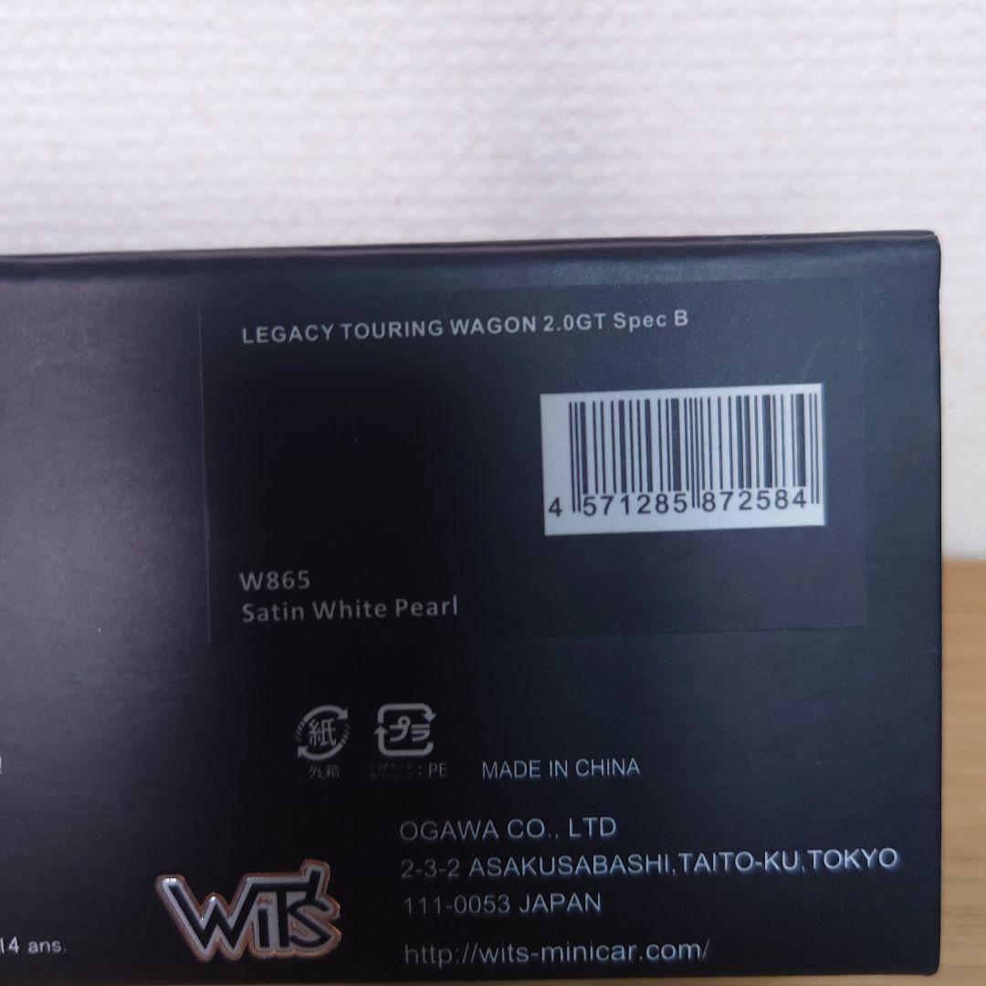 wits 1/43 レガシィツーリングワゴン　2.0GT Spec B　2003