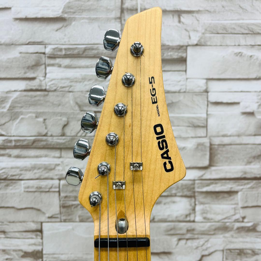 美品 CASIO カシオ EG-5 エレキング アンプ内蔵 電子ギター