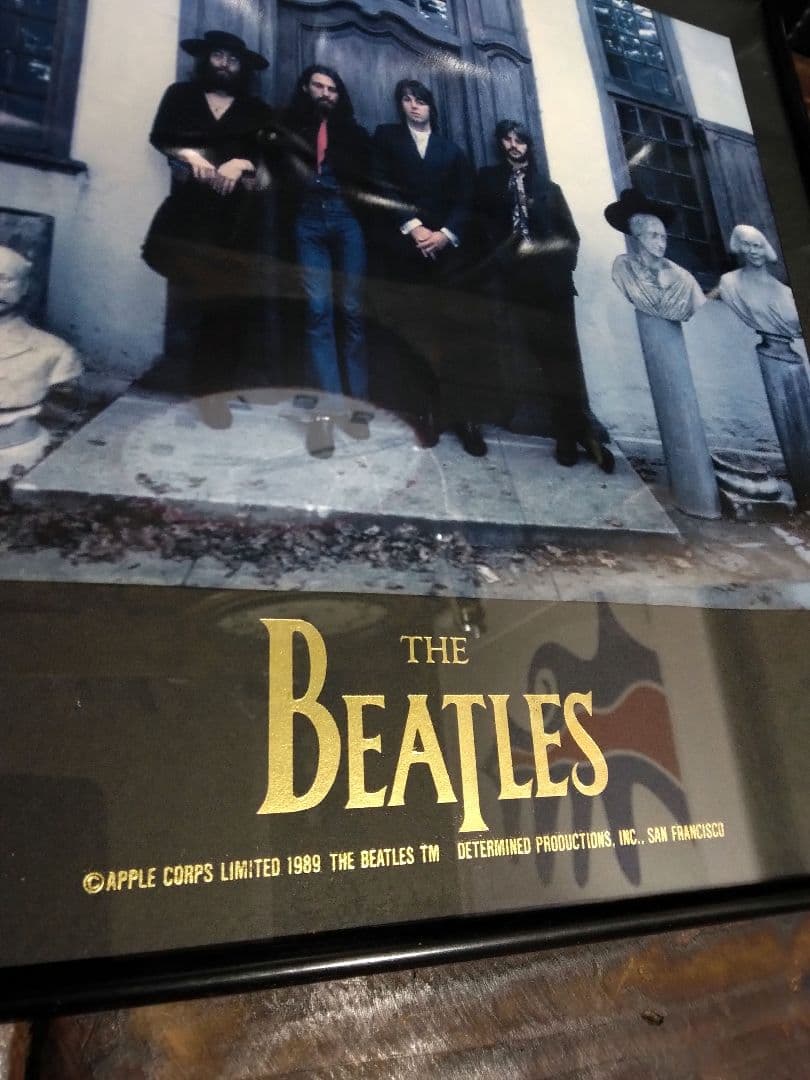 ８０年代　フォトフレーム　ザ・ビートルズ　ヘイ・ジュード　アップル　公式　希少
