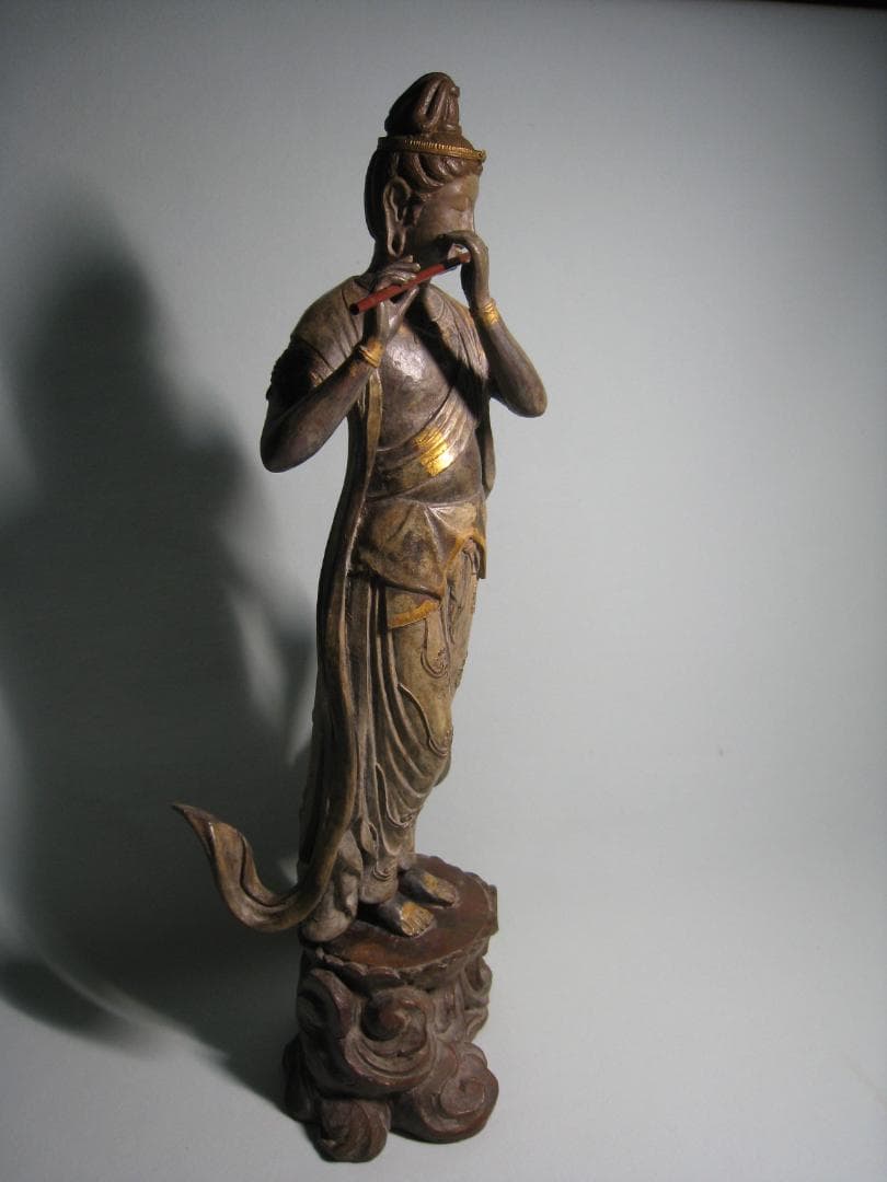 音声菩薩像  　喜多敏勝  ブロンズ製　　天上の音色