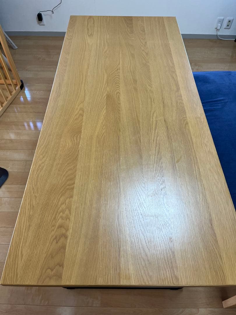 【160cm】無印良品　木製折りたたみテーブル