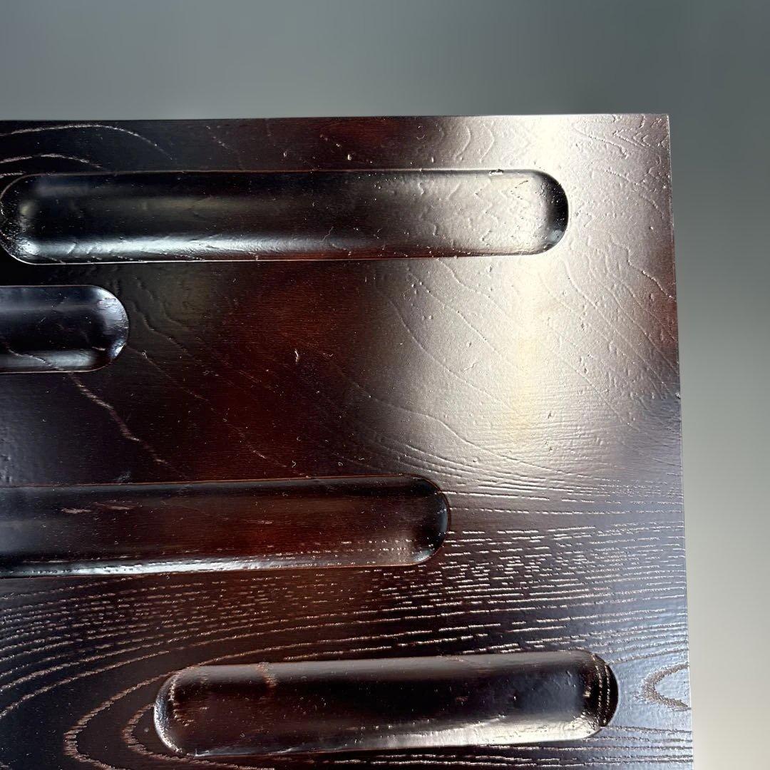 【中古品】茶道具　前端雅峯造　淡々斎好　鉋目小板（共箱）