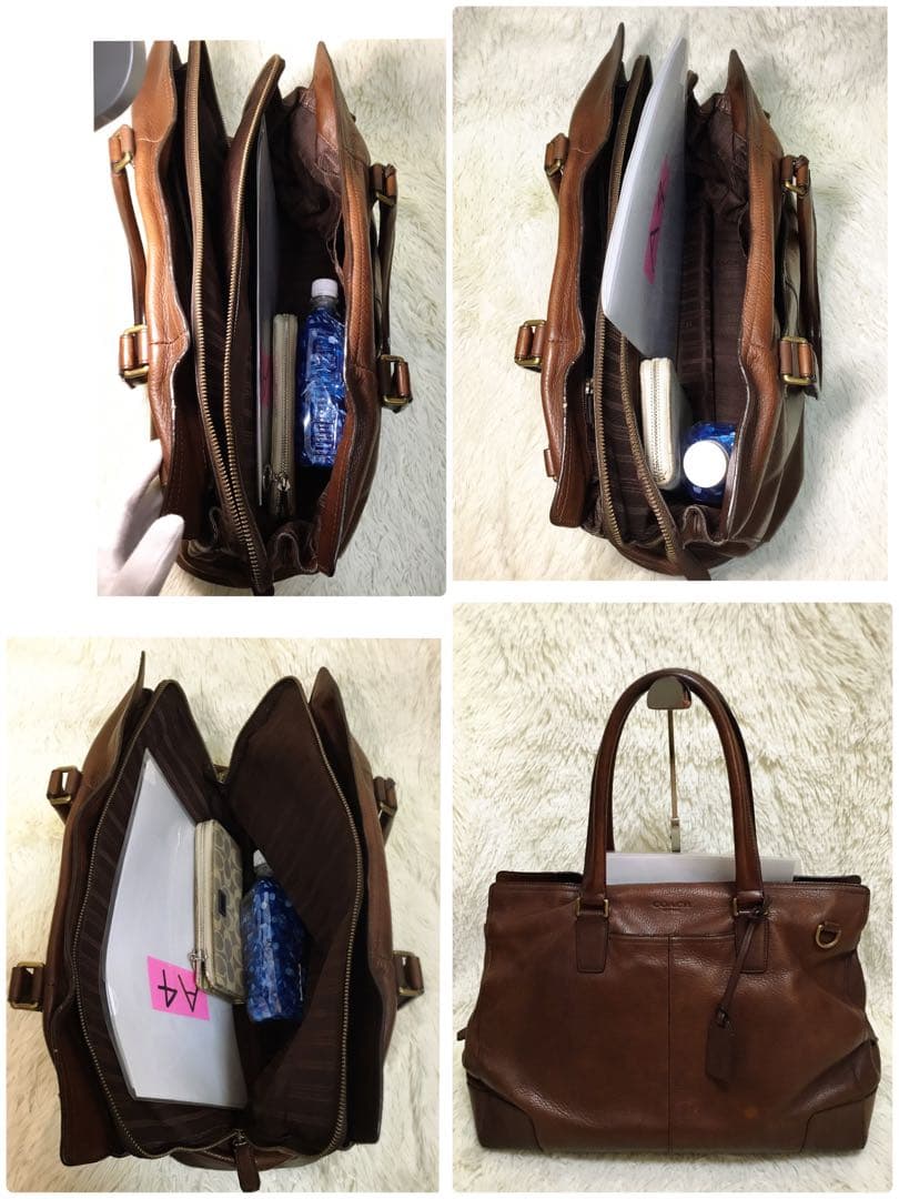 COACH コーチ レザー ビジネスバッグ ショルダー 2way 70614