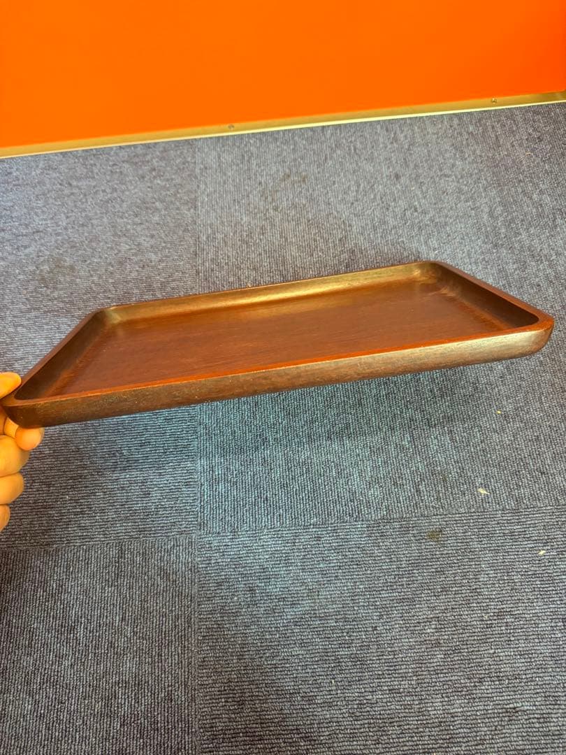 1962  唐木 煎茶盆 煎茶道具 古美術 古道具 アンティーク 木地盆　時代物