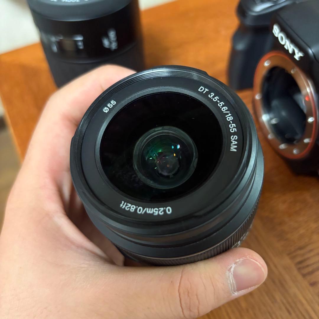 デビューに最適　SONY a200 ソニー　レンズフルセット