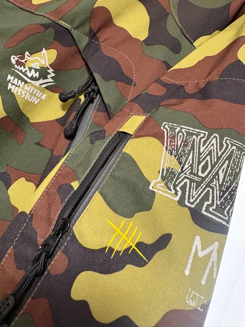 マンウィズ　ウルフテック　迷彩柄
