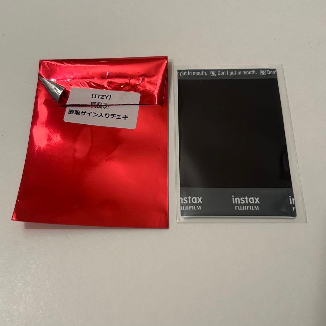 itzy collecter サイン入り チェキ チェリョン 無断転写禁止