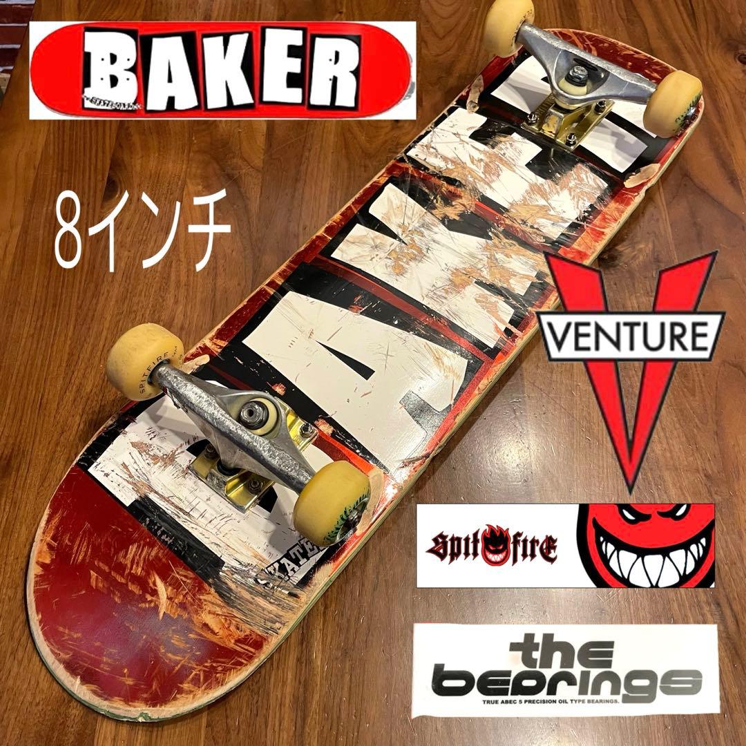 ベイカー　 ベンチャー　スピットファイア　スケートボード　スケボー　8インチ