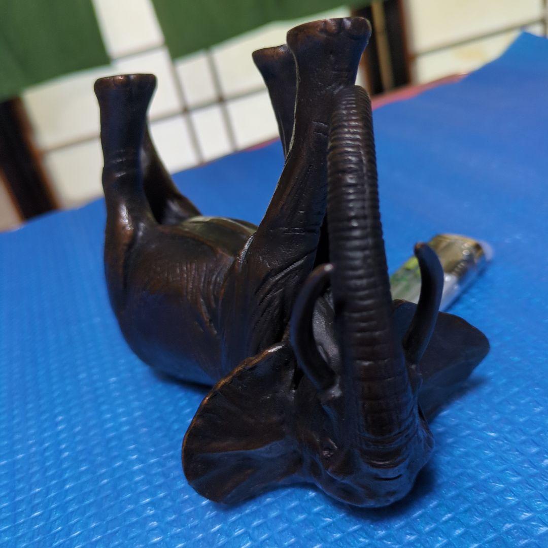 ブロンズ製象の彫刻 、置物