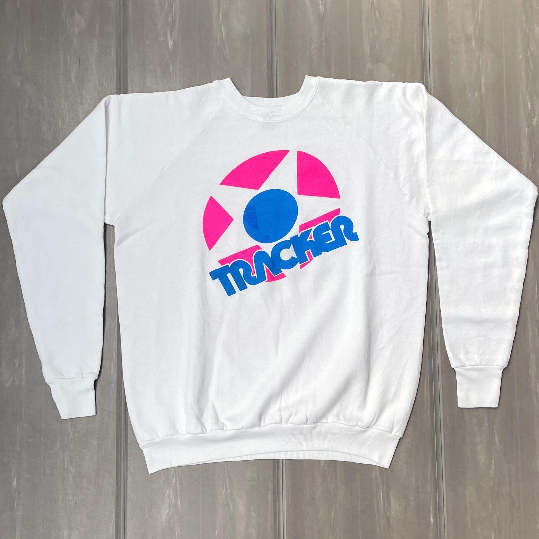 【1987年USA製】トラッカートラック Tracker スウェット ビンテージ