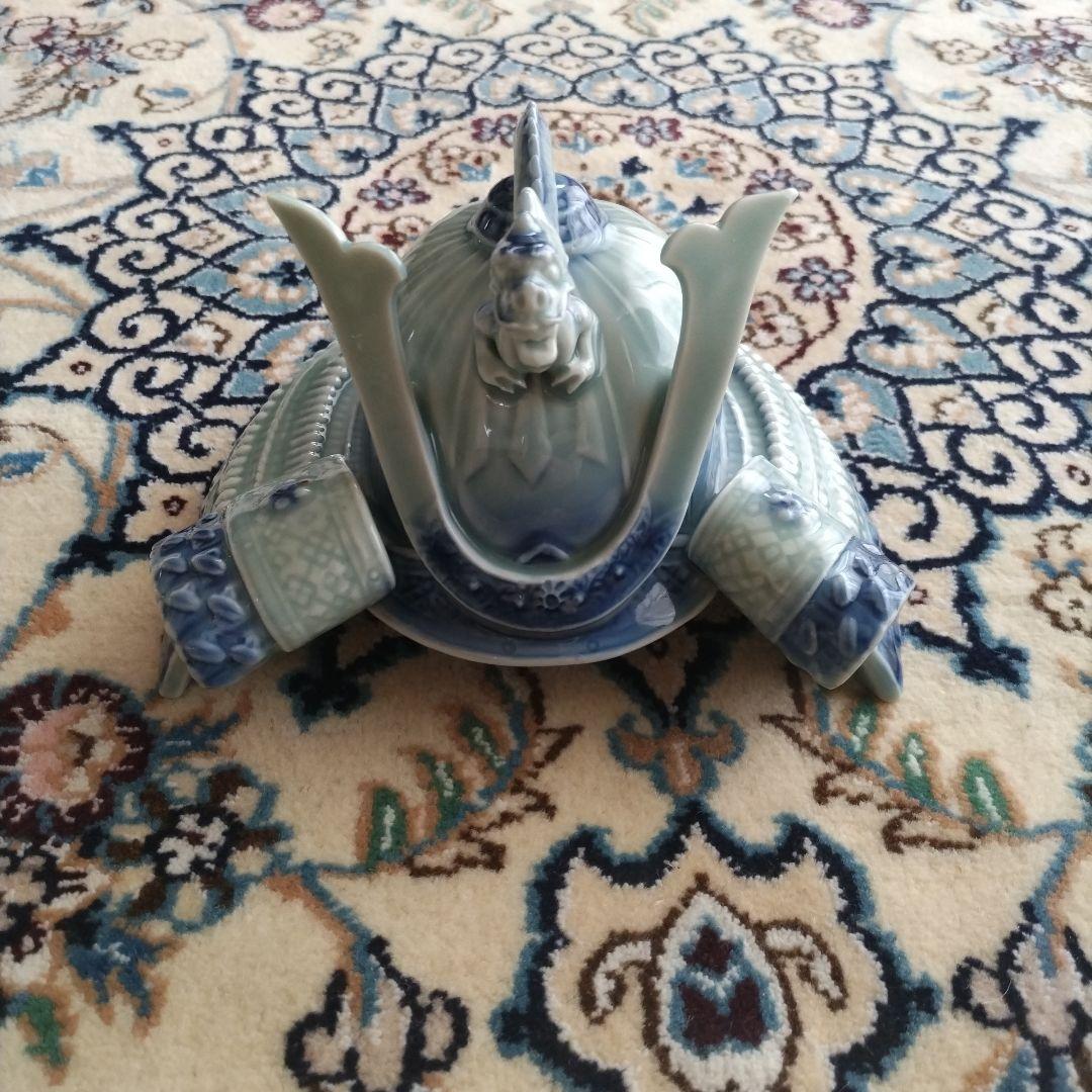 深川製磁 兜 置物 端午の節句 オールド深川 ヴィンテージ