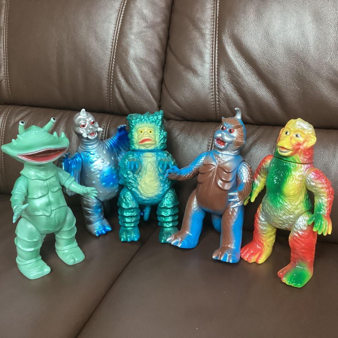 ブルマァク ウルトラQ怪獣7体セット　バラ売り値引不可　レアカラー有り現状渡し