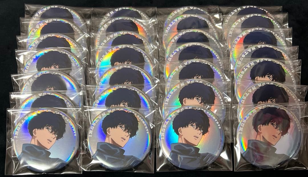 サカモトデイズ ベースヤードトーキョー オーロラ缶バッジ 勢羽夏生　28個