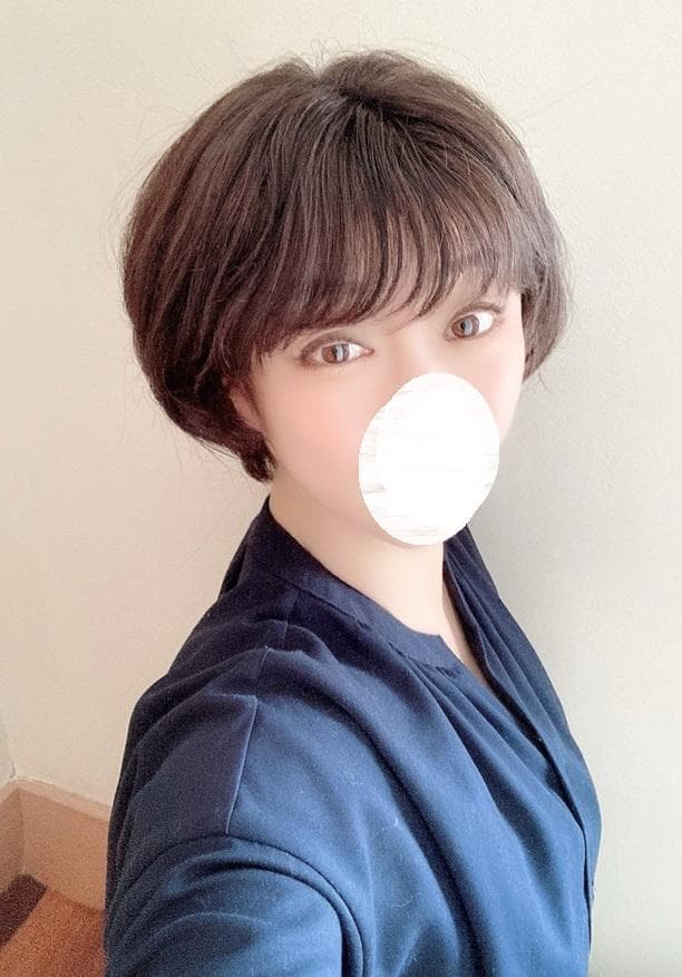 リネアストリア「人毛100％　天使のニュアンスショート」S　ダークブラウン