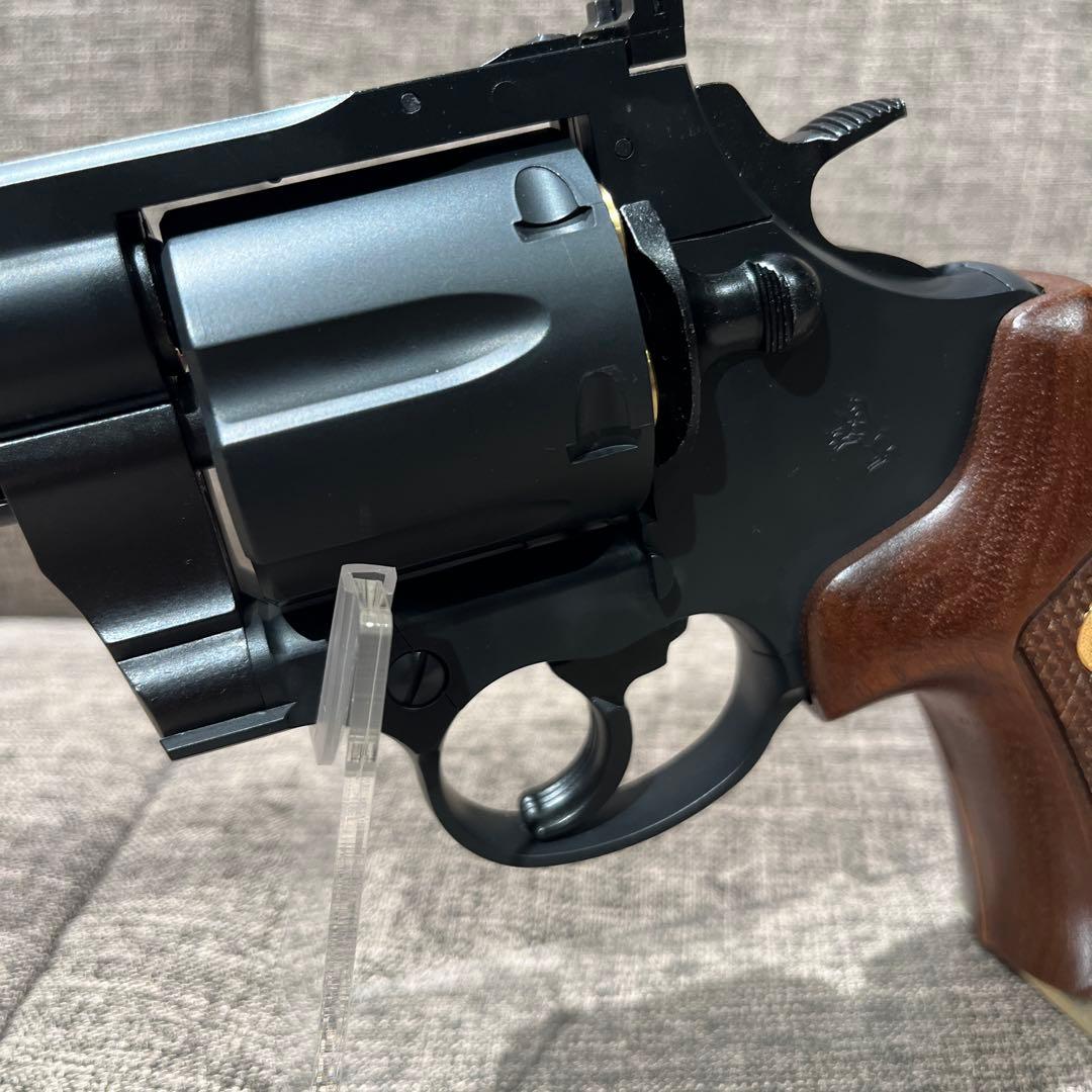 新品 マルシン アナコンダ 4インチ マットブラックABS 木製グリップ