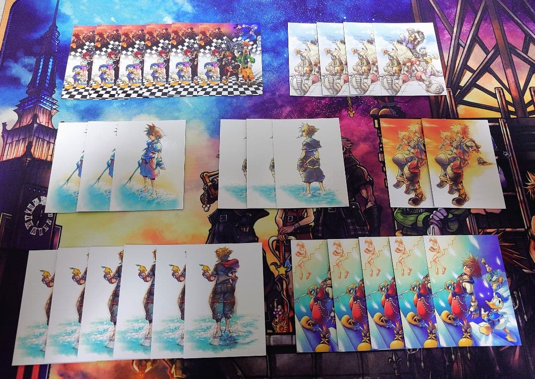 144枚『ソラ・ロクサス・ヴェントゥス』　キングダムハーツアートミュージアム