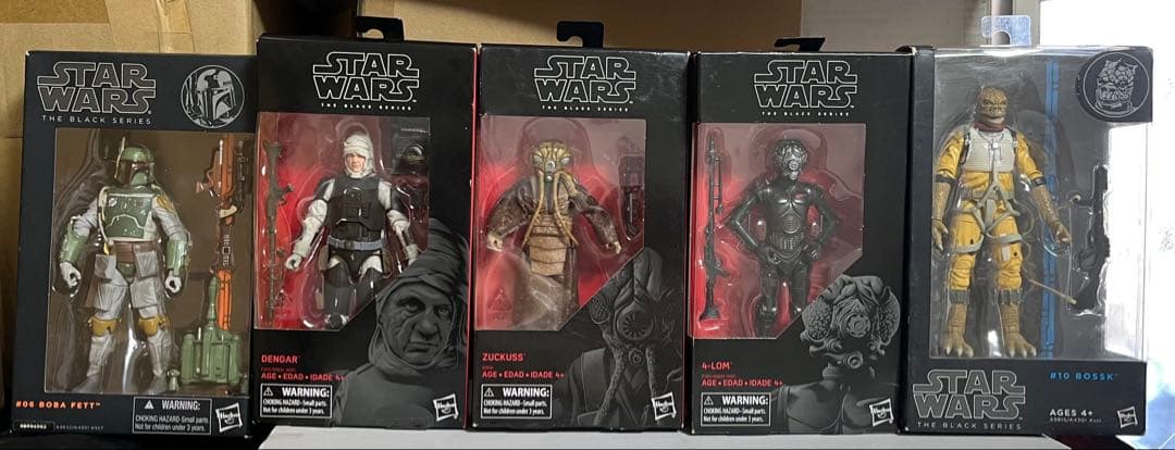 Hasbro ブラックシリーズ 6インチ 賞金稼ぎ５体セット 【未開封】