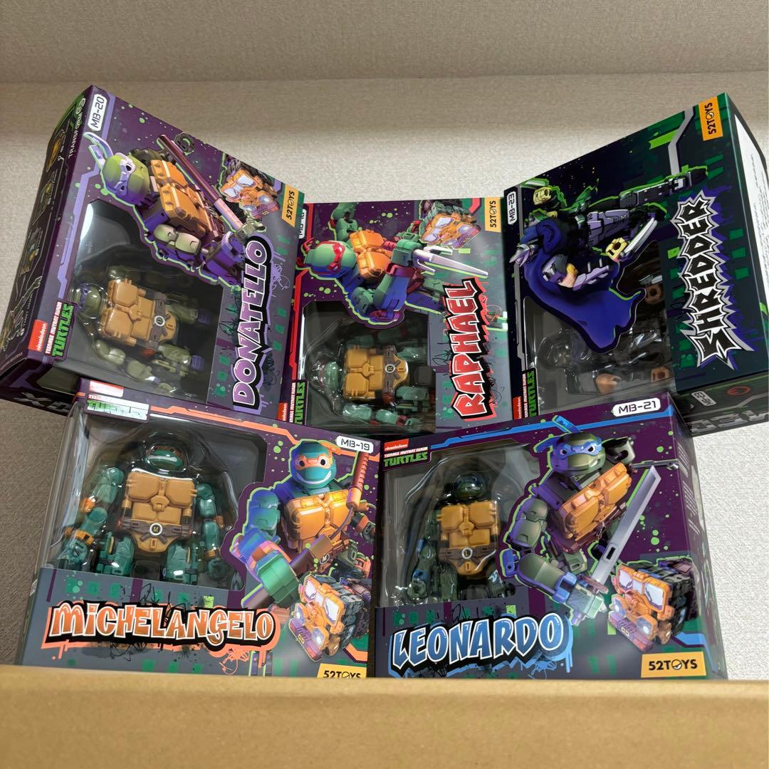 MEGABOX メガボックス TMNT 5点セット タートルズ + シュレッダー