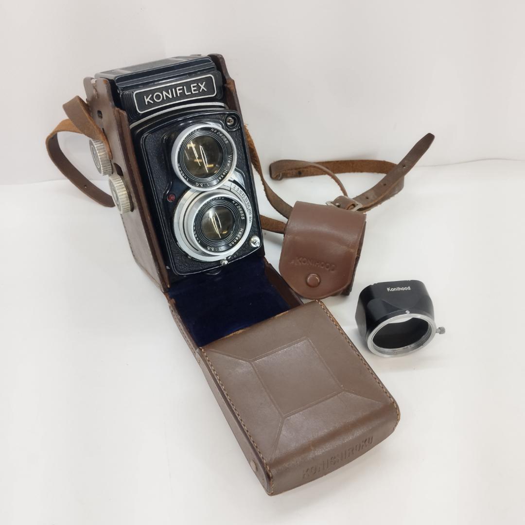 KONIFLEX コニフレックス 二眼レフカメラ ケース付 現状品