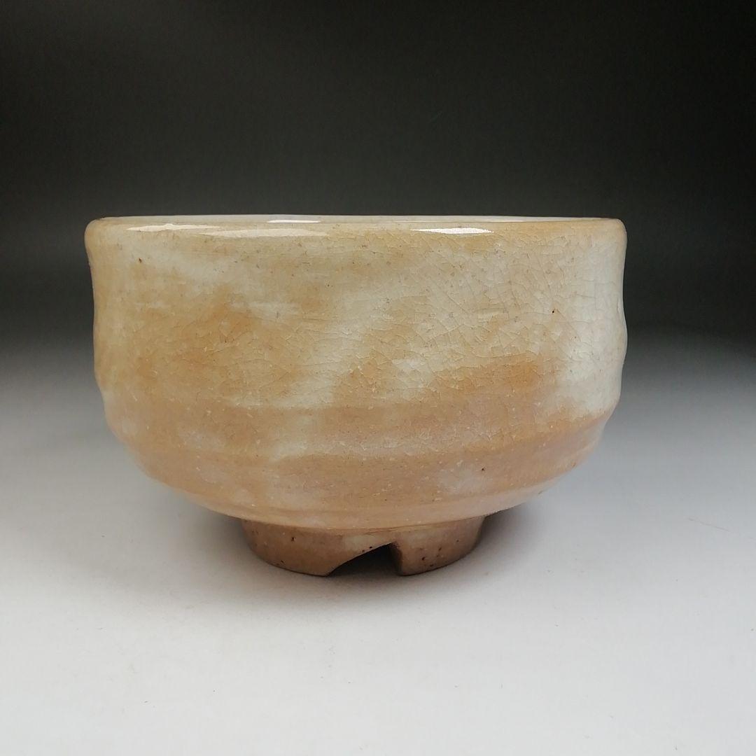 Ｗ６１　茶碗　『萩茶碗』『松唐山　石川靖人 造』　共箱　抹茶碗　茶道具