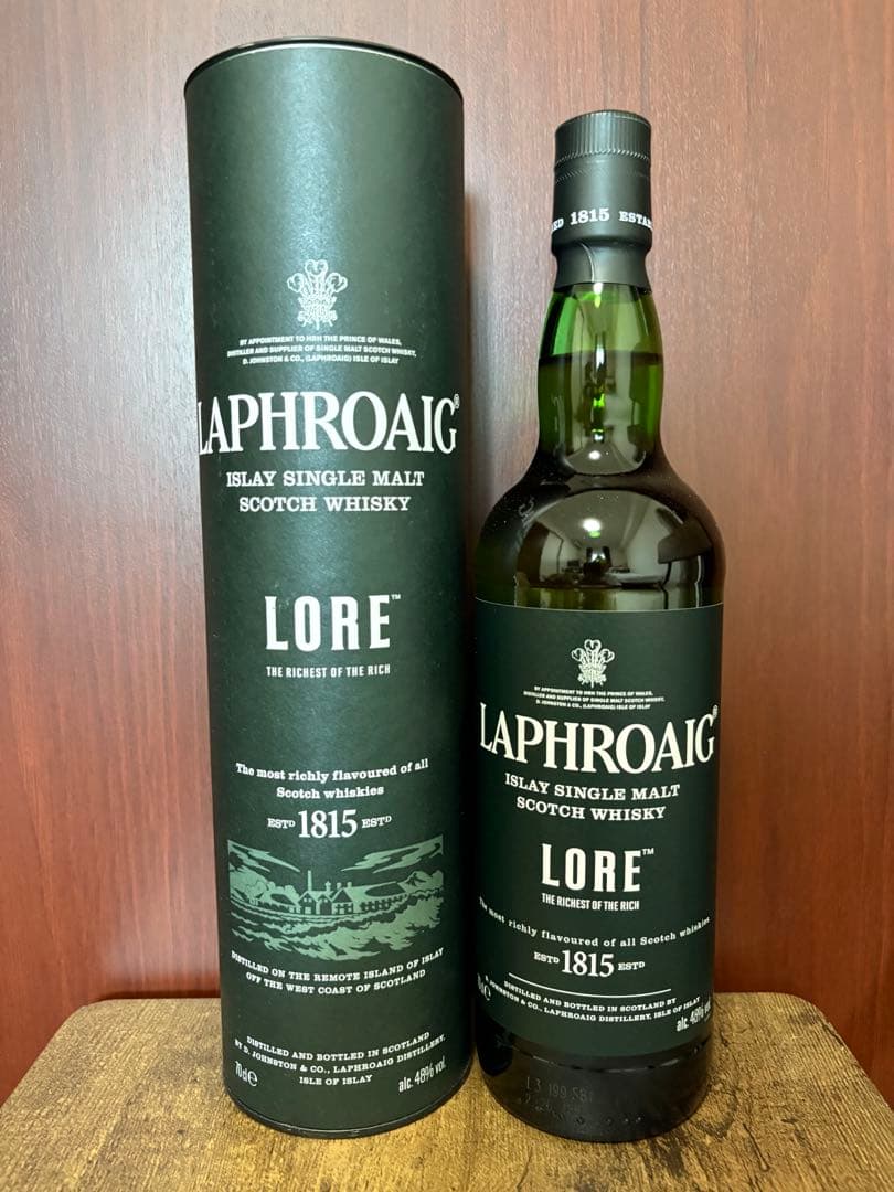 【新品】ラフロイグ　ロア Laphroaig Lore　箱付 700ml 48%