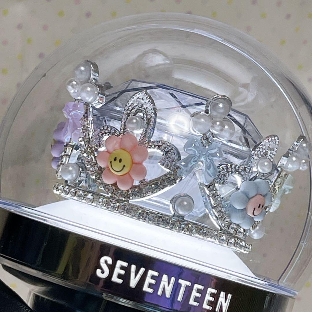 【装着イメージ】セブチ クラウン ティアラ ペンライト デコ カラット棒