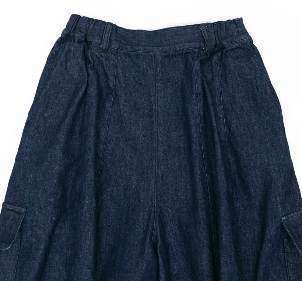 nest Robe コットンデニムバレルパンツ