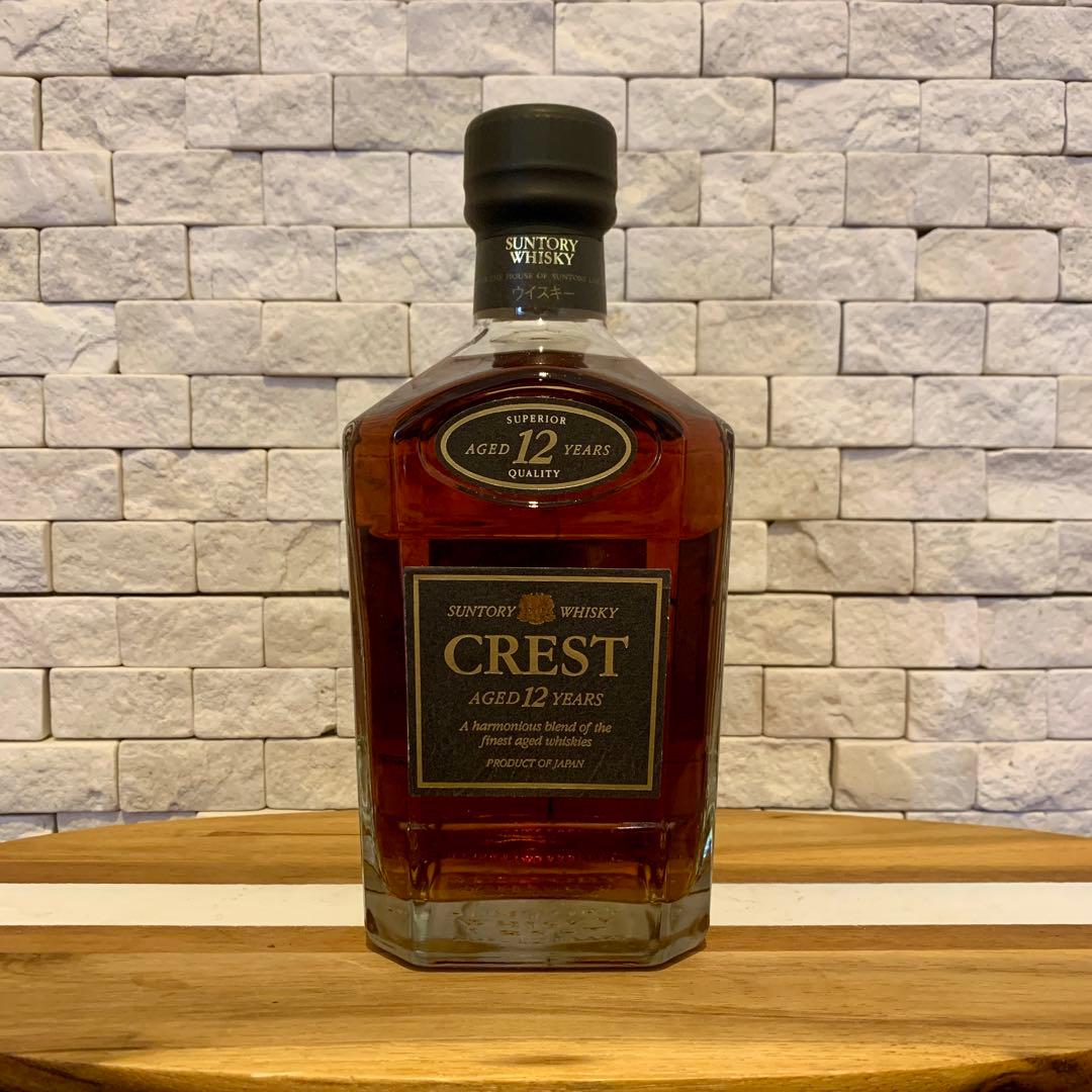 サントリー ウイスキー クレスト 12年 旧ボトル 43% 750ml
