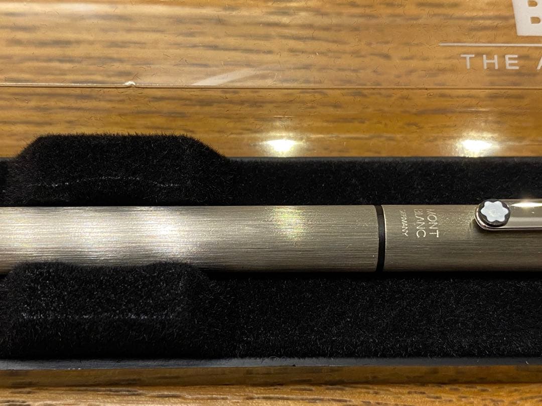 【未使用に近い・極美品】MONTBLANC モンブラン 2色ボールペン Sライン