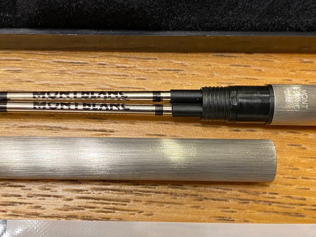 【未使用に近い・極美品】MONTBLANC モンブラン 2色ボールペン Sライン