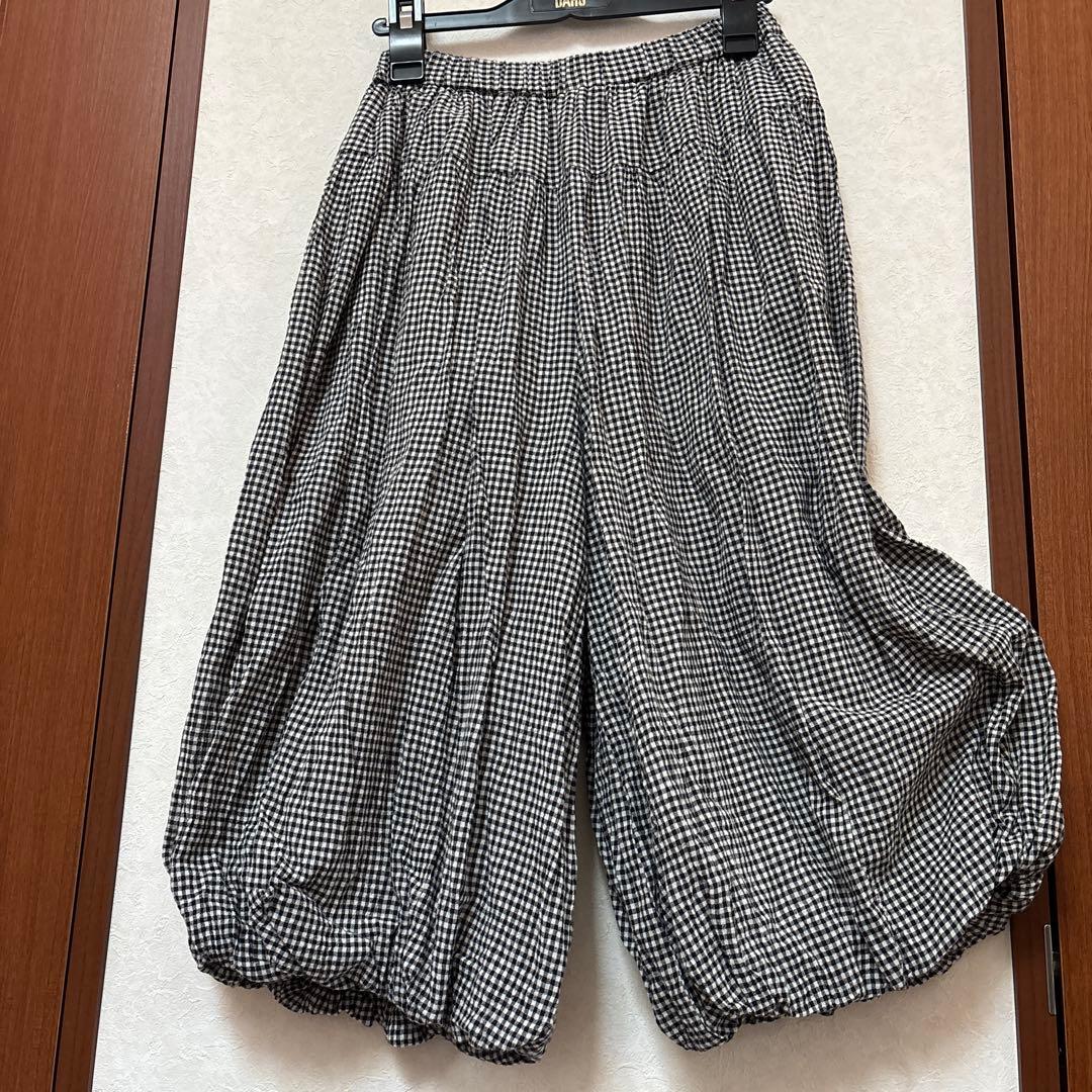 群言堂　石見銀山　根々　サッカー地ふう　バルーン　パンツ