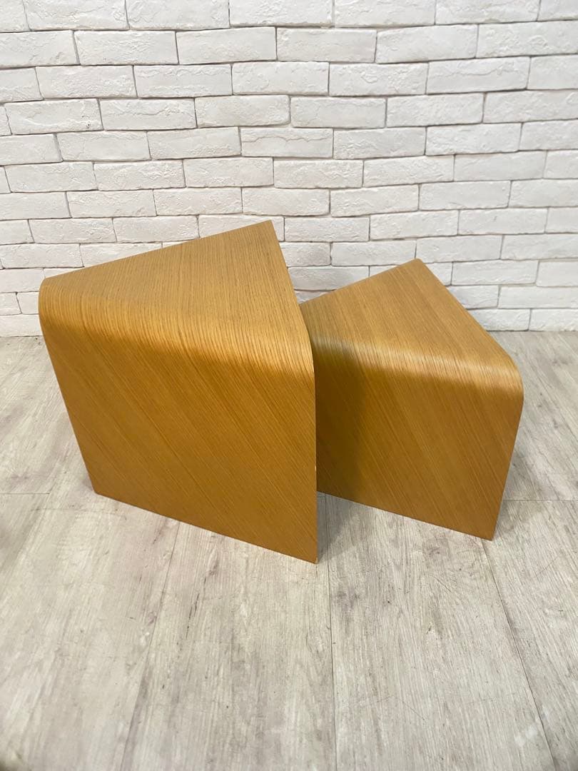 ⭐️【全国送料無料】レア 廃盤 無印良品 収納　ベンチ　スツール　セット