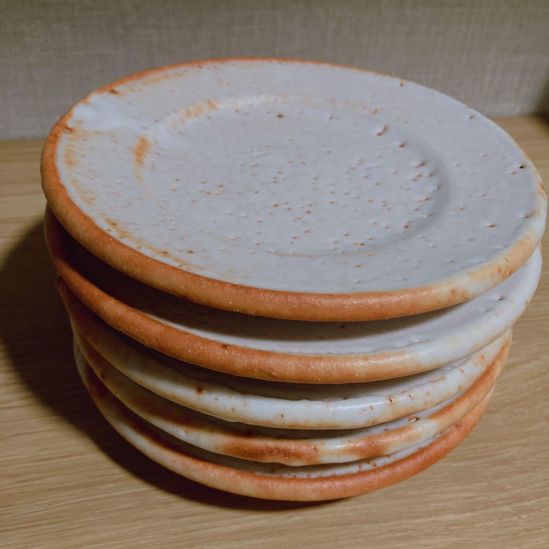 志野焼 銘々皿 加藤豊久 土代久 真作 美濃