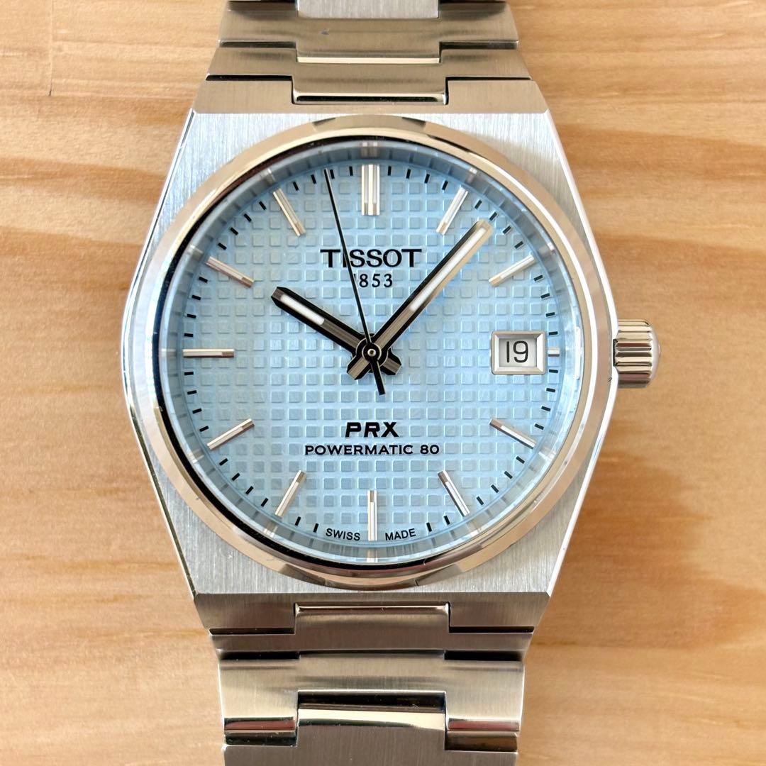 TISSOT PRX　アイスブルー　35mm　ティソ