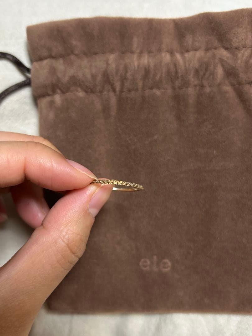 ete k10 リング　15号　YG クレール