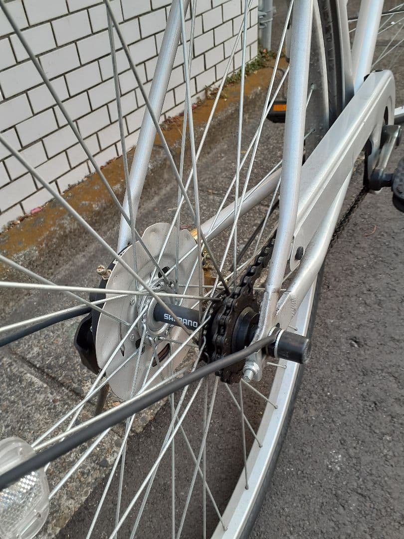 Asahi アフィッシュS 27インチ　シティサイクル（美品）引き取り限定