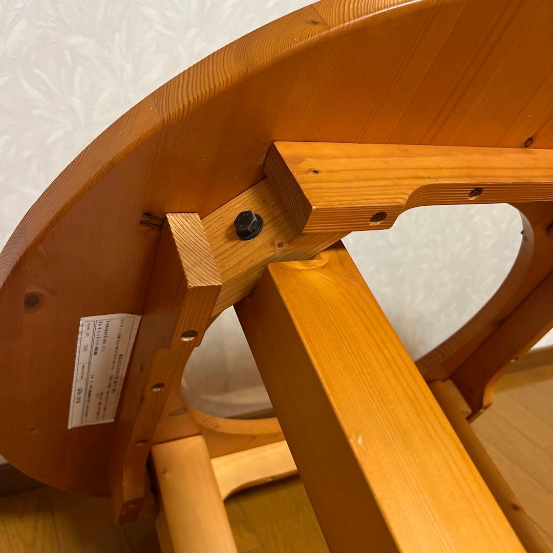 nn 小泉産業株式会社 コイズミ 木製 テーブル ガラス ミドルテーブル