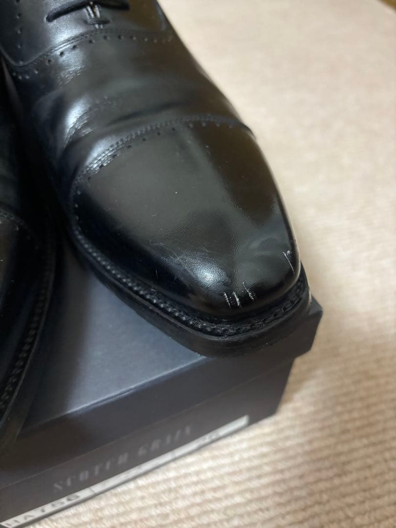 Scotch Grain ブラック ドレスシューズ 26cm