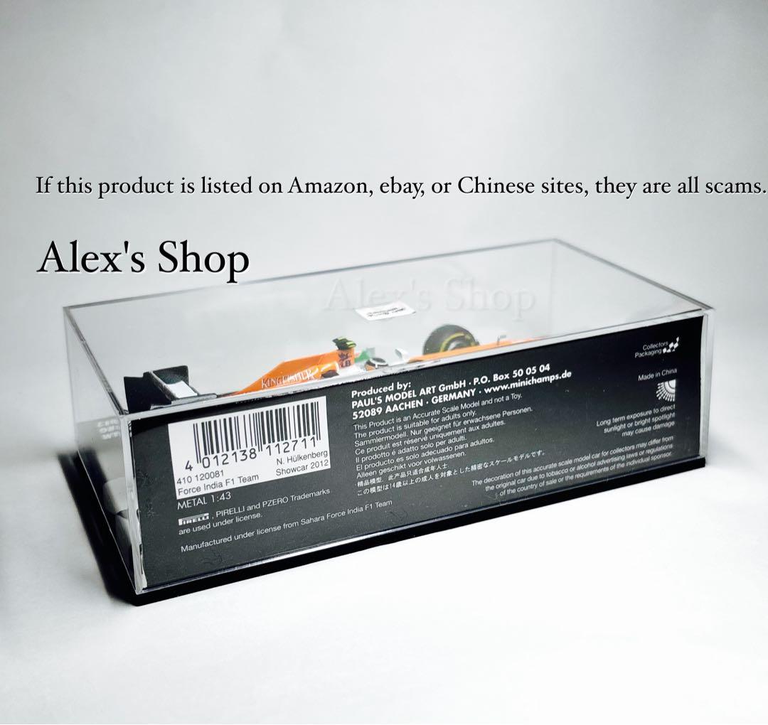 レア504台限定モデル ミニチャンプス フォースインディア F1 TEAM