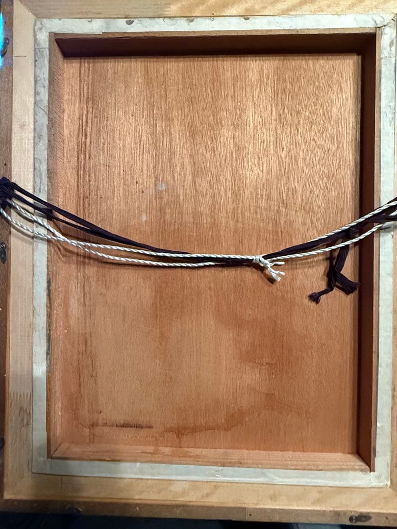 藤田嗣治　肉筆画　直筆サインあり